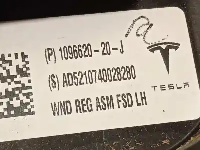 Автозапчасти б/у регулятор стекла переднего левого за tesla model 3  ссылки oem iam 109662020j  