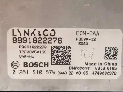 Автозапчастина б/у ебу контролер двигуна для lynk & co 01 phev посилання на oem iam 8891822276 0261s1057w 