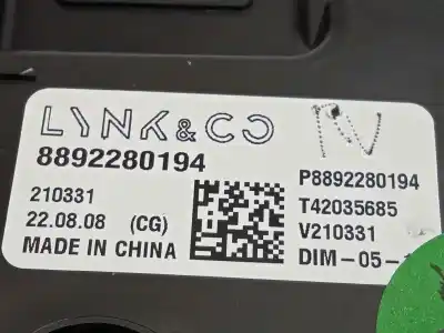 Автозапчастина б/у панель інструментів для lynk & co 01 phev посилання на oem iam 8892280194 p8892280194 