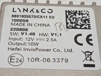 Second-hand car spare part electronic module for lynk & co 01 phev oem iam references 8891935573  