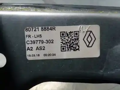 Автозапчастина б/у регулятор вікна передній лівий для renault kadjar limited посилання на oem iam 807218884r  