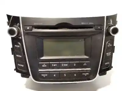 Автозапчастина б/у аудіо система / радіо cd для hyundai i30 (gd) turbo посилання на oem iam 96170a6210gu  