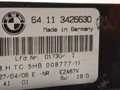Peça sobressalente para automóvel em segunda mão comando de sofagem (chauffage / ar condicionado) por bmw x3 (e83) 2.0d referências oem iam 64113426630  