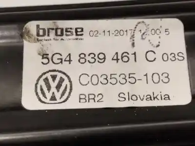 Автозапчасти б/у регулятор стекла заднего левого за volkswagen golf vii lim. (bq1) advance ссылки oem iam 5g4839461c 5q4959811d 
