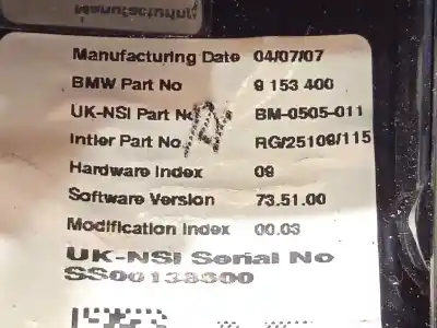 Автозапчастина б/у панель інструментів для mini mini (r56) cooper посилання на oem iam 9153400 62109325809 