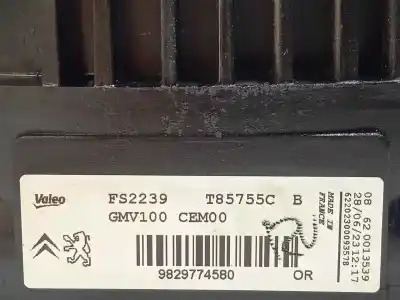 Second-hand car spare part radiator cooling fan for citroen c3 / c3 origin iii (sx) 1.2 vti 82 oem iam references 9829774580  