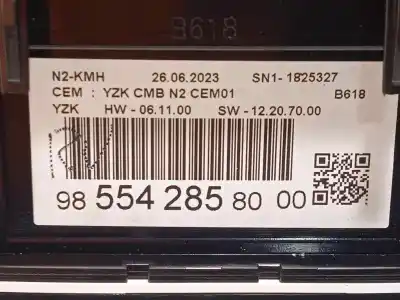 Second-hand car spare part dashboard for citroen c3 / c3 origin iii (sx) 1.2 vti 82 oem iam references 9855428580  