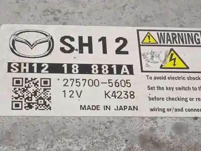 Second-hand car spare part ecu engine control for mazda 3 lim. (bl) 2.2 turbodiesel cat oem iam references sh1218881a 2757005605 