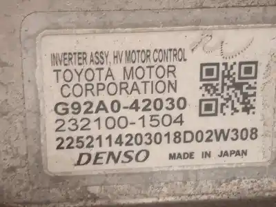 Piesă de schimb auto la mâna a doua transformator de putere pentru lexus nx 300h 4wd referințe oem iam g92a042030 2321001504 g92a042050