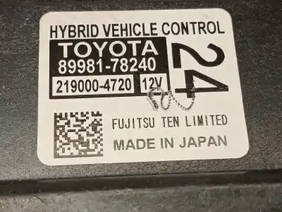 Second-hand car spare part electronic module for lexus nx 300h 4wd oem iam references 8998178240 2190004720 