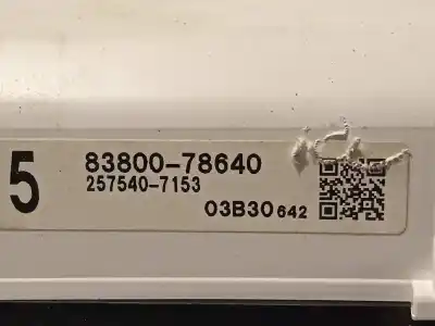 Peça sobressalente para automóvel em segunda mão quadrante por lexus nx 300h 4wd referências oem iam 8380078640 2575407153 