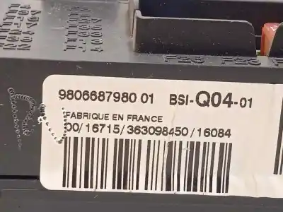 Recambio de automóvil de segunda mano de caja reles / fusibles para peugeot 508 active referencias oem iam 9806687980  