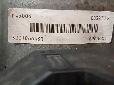 Gebrauchtes Autoersatzteil getriebe zum renault kadjar limited oem-iam-referenzen dw5006 320106643r 