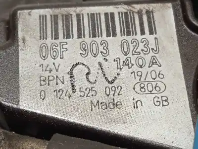 Автозапчастина б/у генератор для audi a4 avant (8e) 2.0 tdi посилання на oem iam 06f903023j 0124525092 