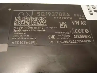 Peça sobressalente para automóvel em segunda mão módulo eletrônico por volkswagen t-roc 1.0 tsi referências oem iam 5q1937084 a3c10968800 