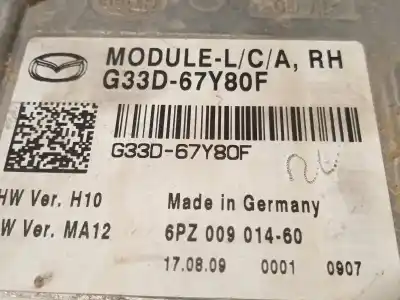 Автозапчастина б/у електронний модуль для mazda cx-7 (er) 2.2 mzr-cd awd (er10a) посилання на oem iam g33d67y80f  