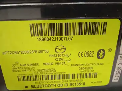 Автозапчастина б/у щит управління телефоном для mazda cx-7 (er) 2.2 mzr-cd awd (er10a) посилання на oem iam eh6266dhx  