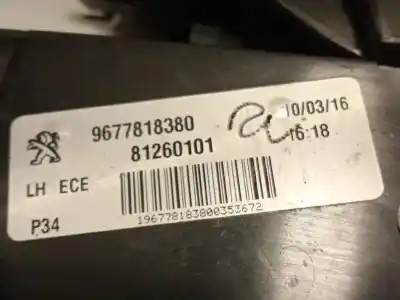 Автозапчастина б/у внутрішній лівий задній ліхар для peugeot 308 sw ii (lc_, lj_, lr_, lx_, l4_) 1.6 bluehdi 100 посилання на oem iam 9677818380 81260101 