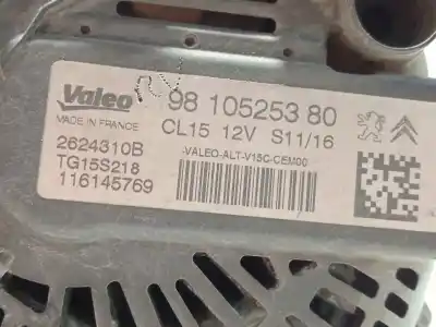 Автозапчасти б/у генератор за peugeot 308 sw ii (lc_, lj_, lr_, lx_, l4_) 1.6 bluehdi 100 ссылки oem iam 9810525380 tg15s218 2624310b