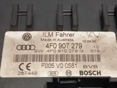 Peça sobressalente para automóvel em segunda mão módulo eletrônico por audi q7 (4l) 3.0 tdi referências oem iam 4f0907279 f005v00581 4f0910279g