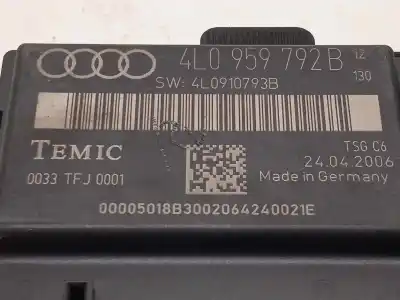 Автозапчастина б/у модуль комфорт для audi q7 (4l) 3.0 tdi посилання на oem iam 4l0959792b  