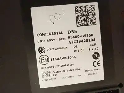 Second-hand car spare part electronic module for kia niro drive oem iam references 95400g5550 a2c39428104 