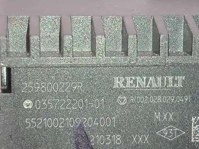 Piesă de schimb auto la mâna a doua control multifunctional pentru renault captur ii experience referințe oem iam 259800229r  