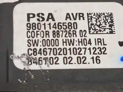 Second-hand car spare part electronic module for citroen c4 picasso feel oem iam references 9801146580  