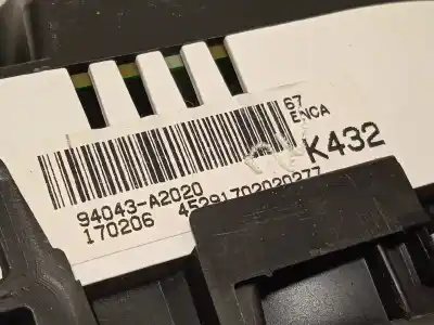 Peça sobressalente para automóvel em segunda mão quadrante por kia cee´d drive referências oem iam 94043a2020  