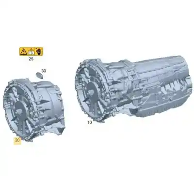 Recambio de automóvil de segunda mano de caja cambios para mercedes clase glc coupe (bm 253) (6.2016->) * referencias oem iam 725047 a2132706803 a7252702719