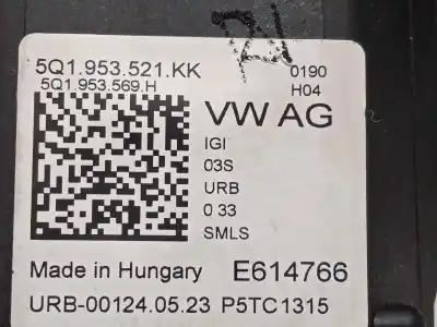 Автозапчасти б/у прерывный контроль за volkswagen passat variant (cb5) 2.0 bluemotion ссылки oem iam 5q1953521kk 5q1953521kkigi 5q1953502ba