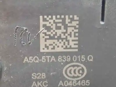 Автозапчастина б/у замок дверей заднього лівого для volkswagen passat variant (cb5) 2.0 bluemotion посилання на oem iam 5ta839015q  