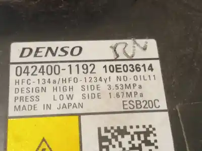 Second-hand car spare part air conditioning compressor for toyota corolla (e21) * oem iam references 0424001192 8837012070 