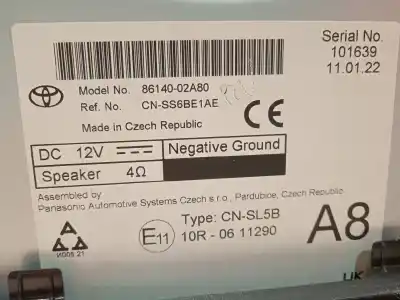 Second-hand car spare part gps navigation system for toyota corolla (e21) * oem iam references 8614002a80  