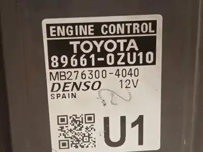 Second-hand car spare part ecu engine control for toyota corolla (e21) * oem iam references 896610zu10 2763004040 