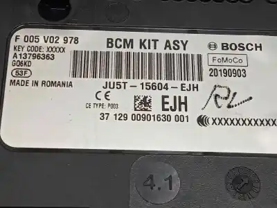 Автозапчасти б/у блок реле/предохранителей за ford fiesta vii (hj, hf) 1.5 tdci ссылки oem iam ju5t15604ejh f005v02978 2366793