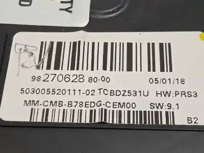 Автозапчастина б/у панель інструментів для citroen c4 picasso feel посилання на oem iam 9827062880  