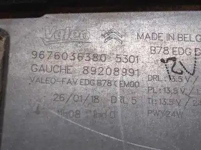 Автозапчастина б/у лівий передній пилот для citroen c4 picasso feel посилання на oem iam 9676036380  