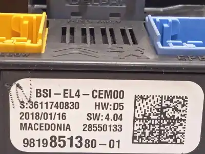 Автозапчастина б/у реле/запоперівник для citroen c4 picasso feel посилання на oem iam 9819851380 1663368880 28550133