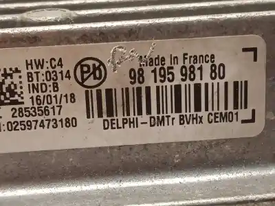 Автозапчасти б/у электронный модуль за citroen c4 picasso ii 1.2 thp 130 ссылки oem iam 9819598180  