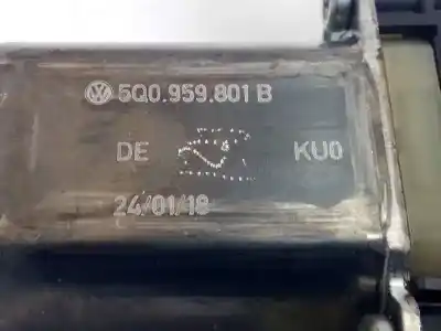 Автозапчастина б/у регулятор вікна передній лівий для seat leon (5f1) reference посилання на oem iam 5q0959801b 5f4837461d 