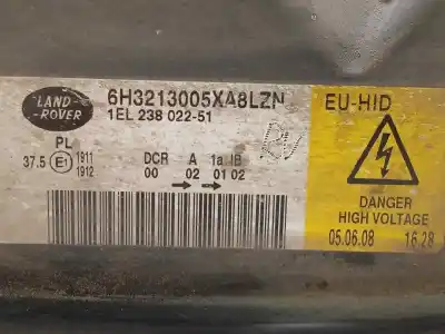 Second-hand car spare part left headlight for land rover range rover (lm) 3.6 td v8 oem iam references 6h3213005xa8lzn xbc501733lzn 1el23802251
