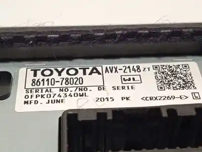 Pezzo di ricambio per auto di seconda mano display multifunzione per lexus nx 2.5 16v cat (híbrido) 155 cv / 114 kw riferimenti oem iam 8611078020  