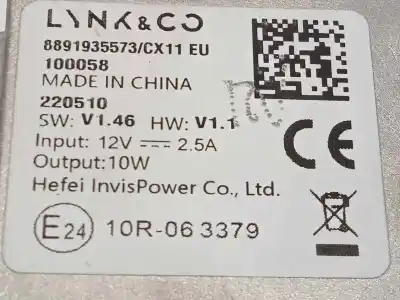Peça sobressalente para automóvel em segunda mão módulo eletrônico por lynk & co 01 phev referências oem iam 8891935573  