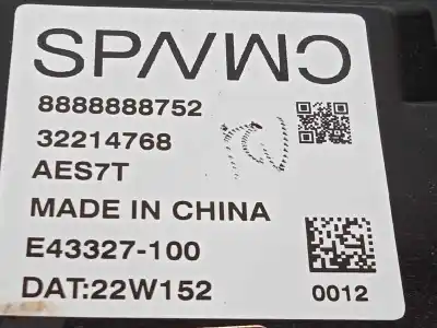 Pièce détachée automobile d'occasion module électronique pour lynk & co 01 phev références oem iam 8888888752  