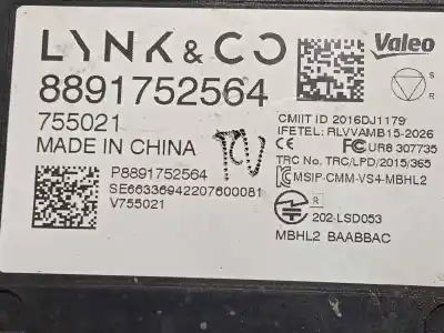Second-hand car spare part sensor for lynk & co 01 phev oem iam references 8891752564  