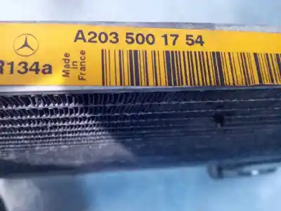 Second-hand car spare part air conditioning condenser / radiator for mercedes-benz clase slk (w171) roadster slk 200 kompressor oem iam references a2035001754  