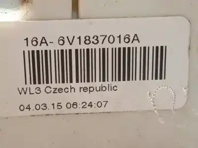 Автозапчасти б/у замок передней правой двери за skoda fabia iii (nj3) 1.2 tsi ссылки oem iam 6v1837016a  