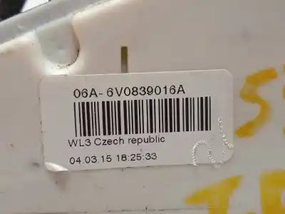 Автозапчастина б/у замок заднього правого дверя для skoda fabia iii (nj3) 1.2 tsi посилання на oem iam 6v0839015a  