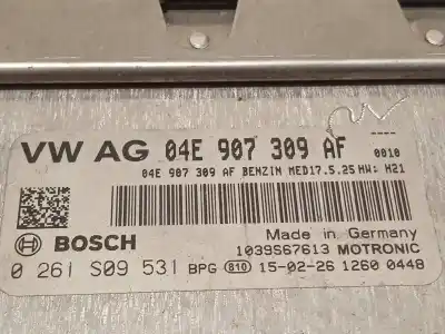 Автозапчасти б/у блок управления двигателем за skoda fabia iii (nj3) 1.2 tsi ссылки oem iam 04e907309af 0261s09531 
